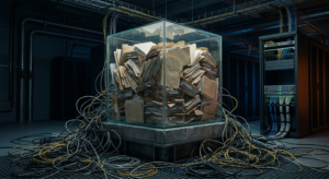 imagen de muchas carpetas que hace referencia a datos perdidos